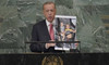 Erdoğan BM kürsüsünden o fotoğrafları gösterdi