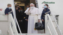 Papa Francesco Irak'a hareket etti